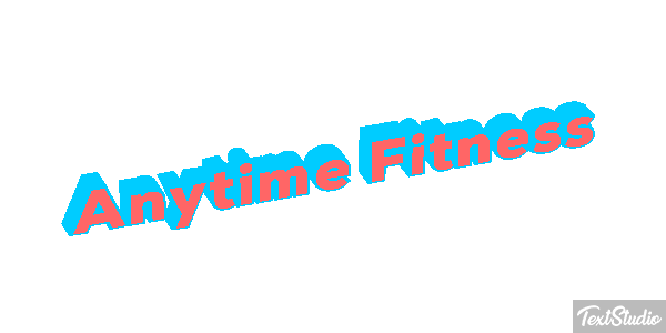 Anytime Fitness Effetto testo