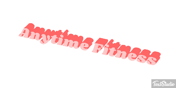 Anytime Fitness Effetto testo