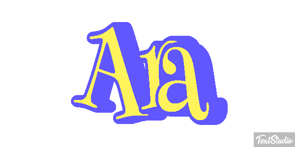 Ara Text effect