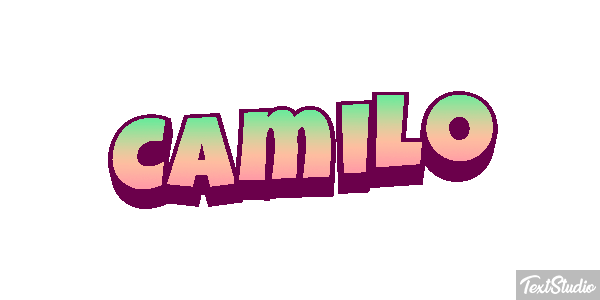 Camilo Text effect