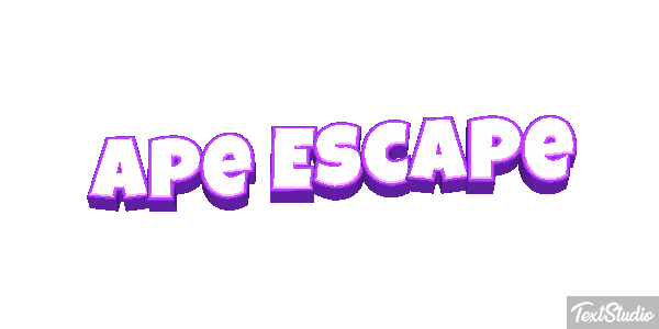 Ape Escape Text effect