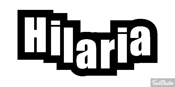 Hilaria Efecto de texto