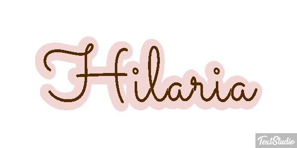 Hilaria Efecto de texto