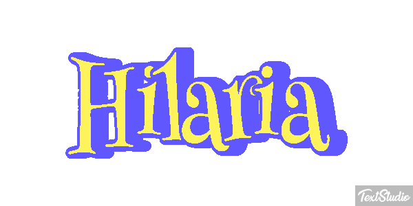 Hilaria Efecto de texto