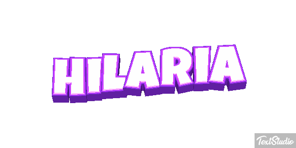 Hilaria Efecto de texto