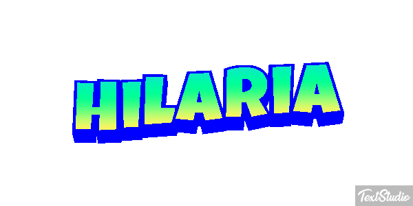 Hilaria Efecto de texto
