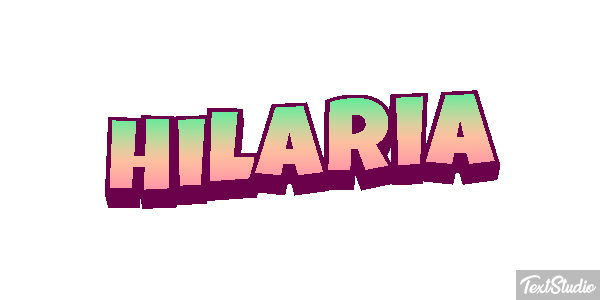 Hilaria Efecto de texto
