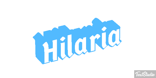 Hilaria Efecto de texto