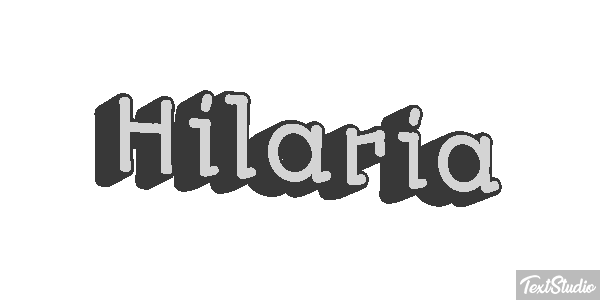 Hilaria Efecto de texto