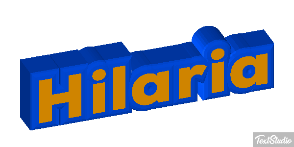 Hilaria Efecto de texto