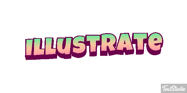 Illustrate Text effect