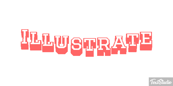 Illustrate Text effect