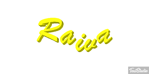 Raiva Texteffekt