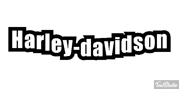 Harley-davidson Tekst effect