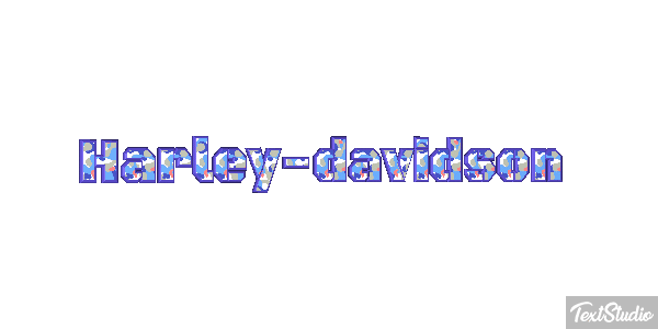Harley-davidson Tekst effect
