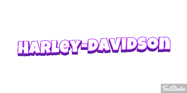 Harley-davidson Tekst effect