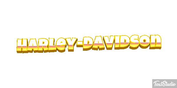 Harley-davidson Tekst effect