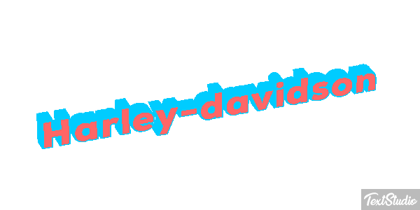 Harley-davidson Tekst effect