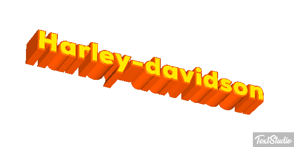 Harley-davidson Tekst effect