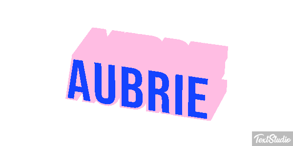 Aubrie Texteffekt
