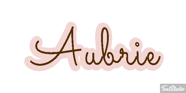 Aubrie Texteffekt