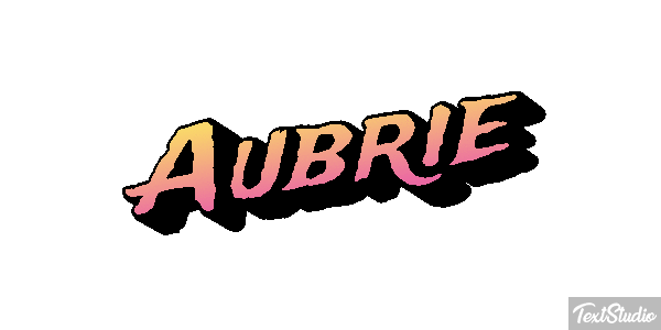 Aubrie Texteffekt