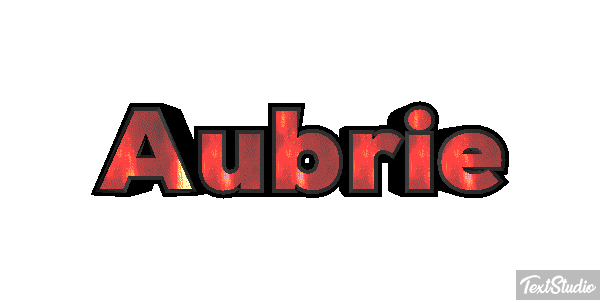 Aubrie Texteffekt