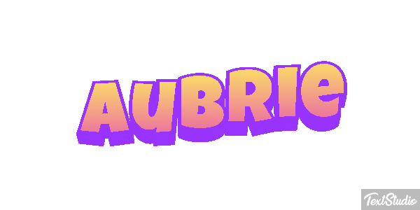 Aubrie Texteffekt