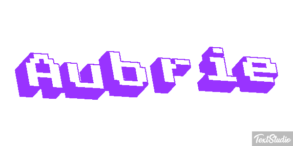 Aubrie Texteffekt