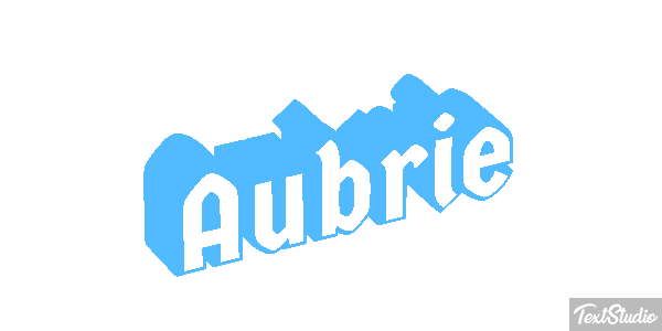 Aubrie Texteffekt