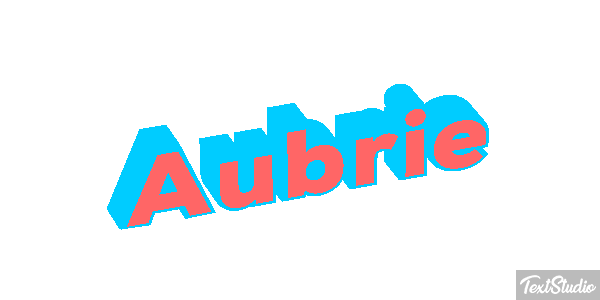 Aubrie Texteffekt