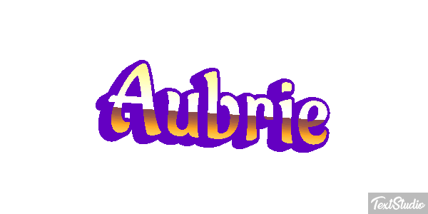 Aubrie Texteffekt