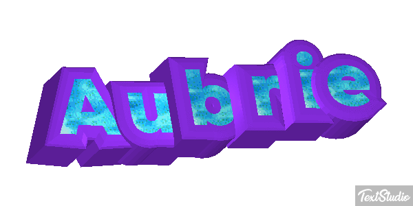 Aubrie Texteffekt