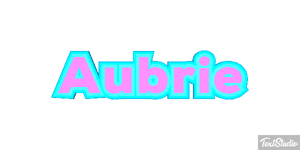 Aubrie Texteffekt