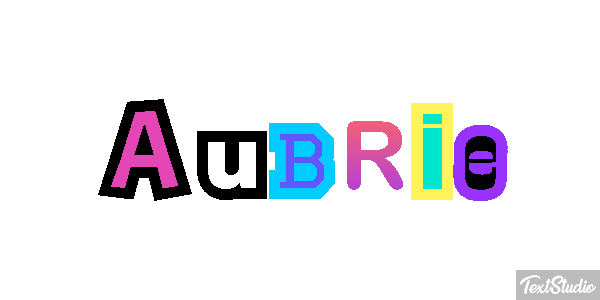 Aubrie Texteffekt