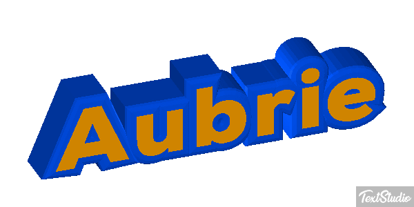 Aubrie Texteffekt