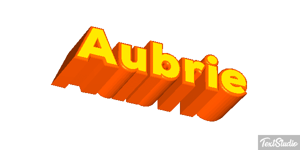 Aubrie Texteffekt