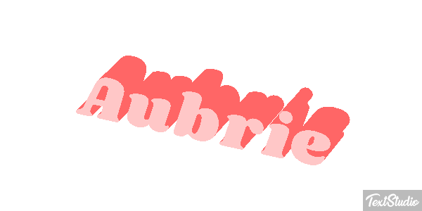 Aubrie Texteffekt