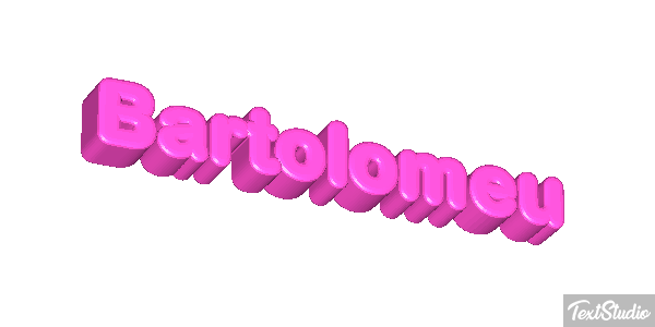 Bartolomeu Text effect