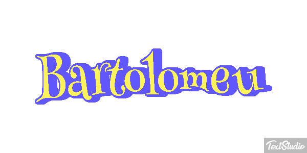 Bartolomeu Text effect