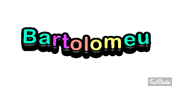Bartolomeu Text effect