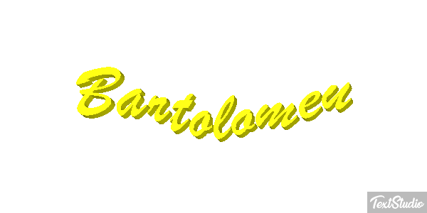 Bartolomeu Text effect