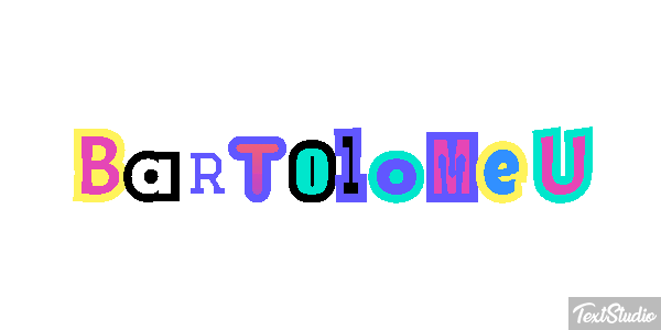 Bartolomeu Text effect