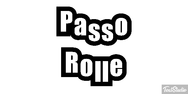 Passo Rolle Efekt tekstowy