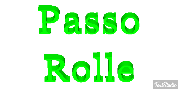Passo Rolle Efekt tekstowy