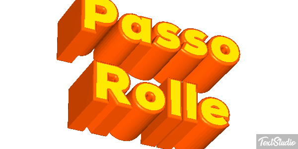 Passo Rolle Efekt tekstowy