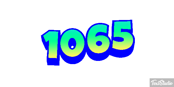 1065 Text effect