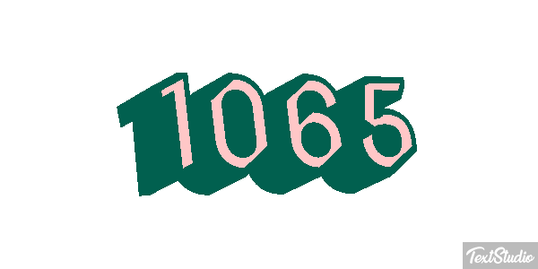 1065 Text effect