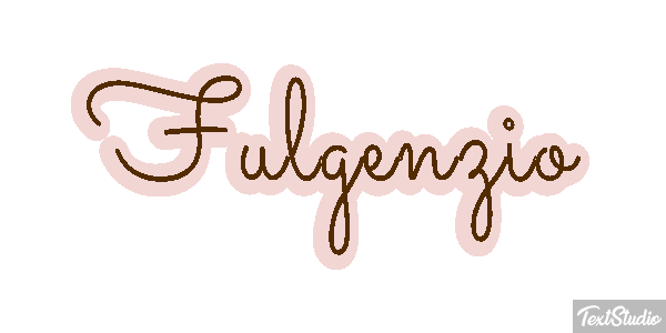 Fulgenzio Text effect