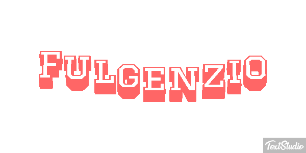 Fulgenzio Text effect